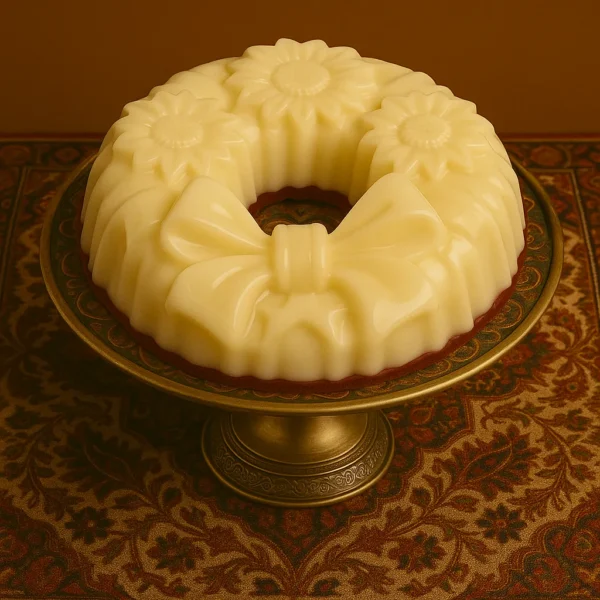Pineapple Dessert in a plate with authetic persian background