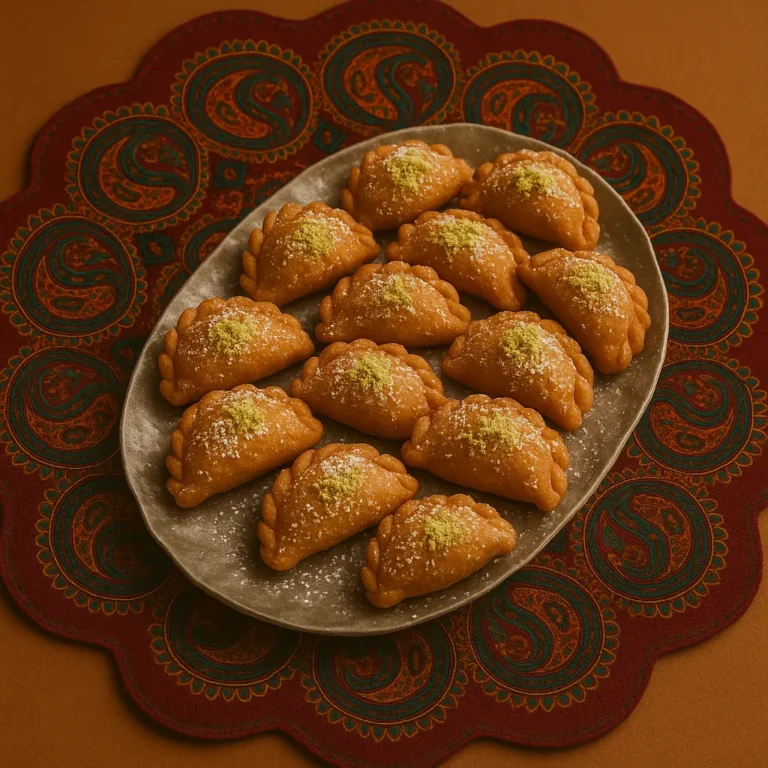 Ghotab / Qottab (Walnut Filled Crescents)